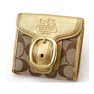 COACH（コーチ） ダブルホック財布 41524 Gold