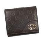 GUCCI(グッチ) Wホック財布 181594 2019 ダークブラウン