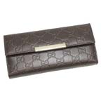 GUCCI(グッチ) 長札財布 112715 WALLET-CONTINENTAL ダークブラウン